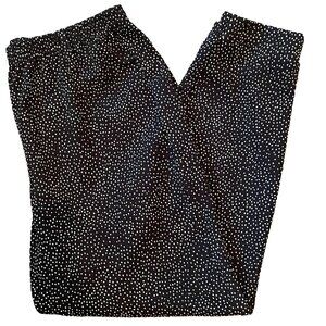 One Polka-Dot Relaxed Elastic Ankle Pants Pants